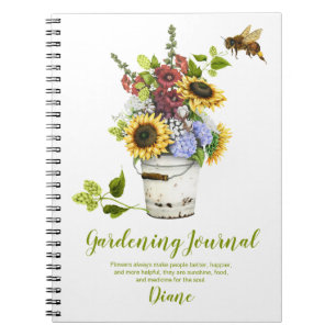 Journal Rustic Bucket Gardening