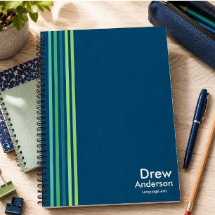 Journal scolaire personnalisé avec prénom pour gar