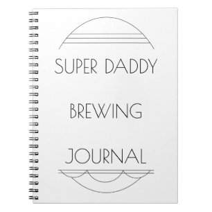 Journal superbe de brassage de papa