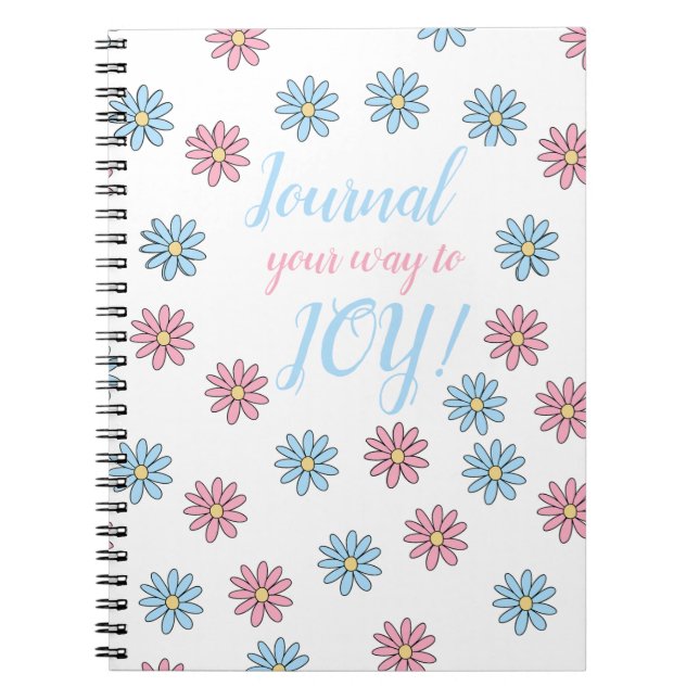 Journal tendance pour la joie du Carnet positif de (Devant)