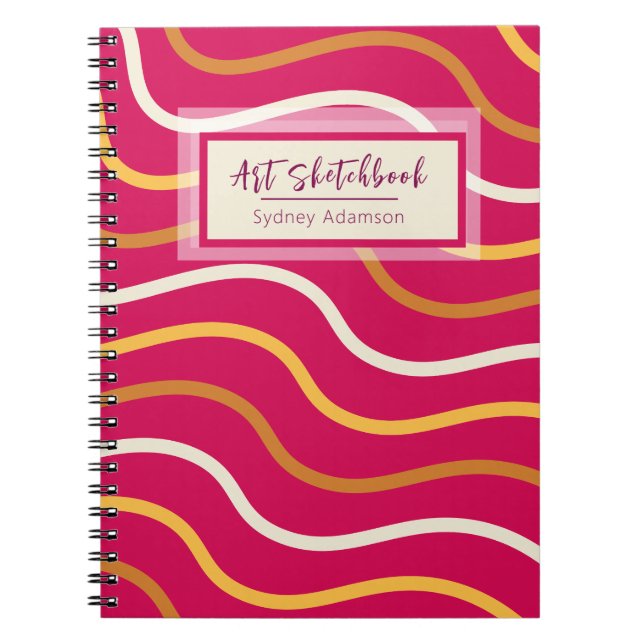 Journal thématique BOHO personnalisé/ (Devant)