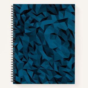 Journal turquoise à puces à faible densité de poli