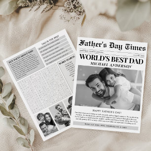 Journal Unique Fun Photo Happy Fête des pères