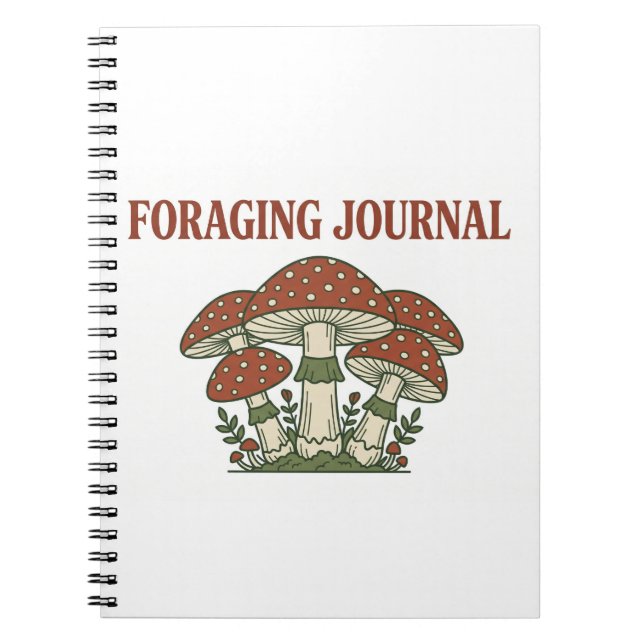 Journal vintage des champignons  (Devant)