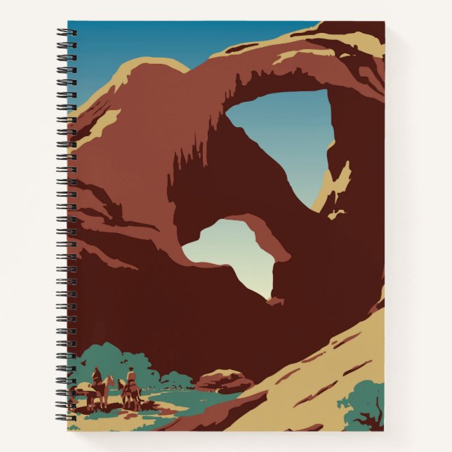 Journal vintage illustré du grand canyon (Devant)