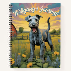 Journal Whimsical Wolfhound sur mesure