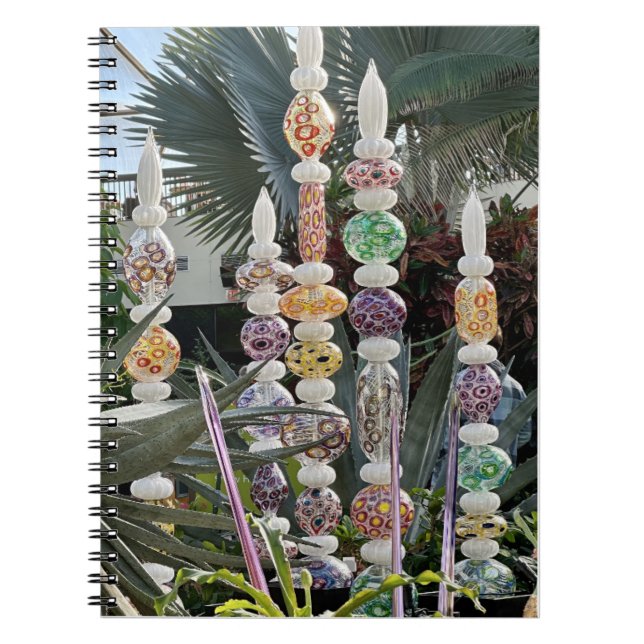 Journal with colorful glass (Devant)