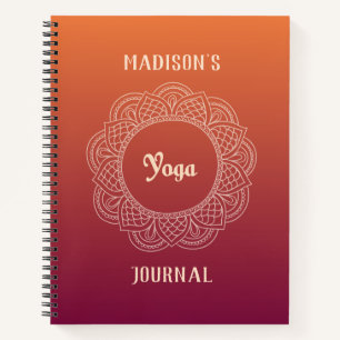 Journal Yoga personnalisable