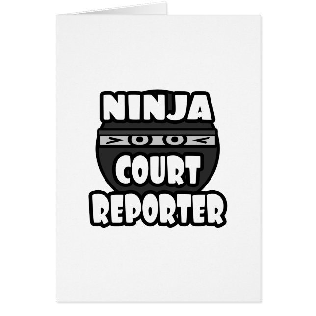 Journaliste à la cour de Ninja (Devant)