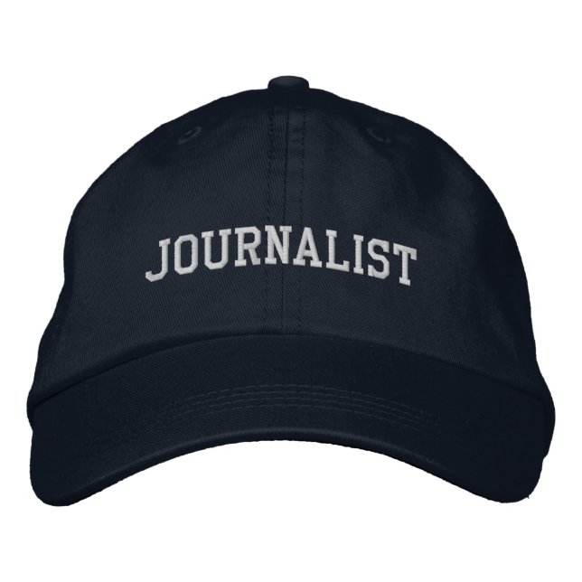 Journaliste Casquette brodé (Devant)