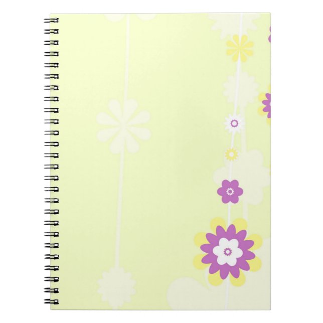 Journaux de Carnet de fleurs jaunes (Devant)