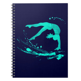 Journaux de carnets de gymnastique d'acclamation