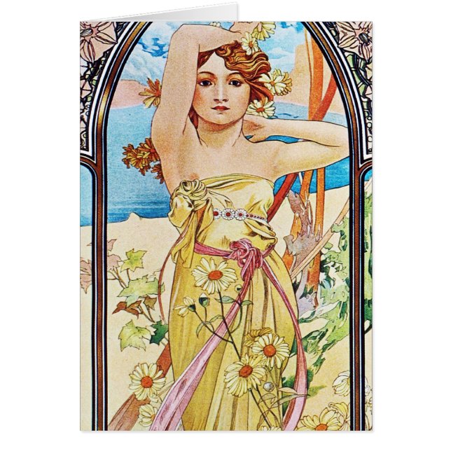 Journée, Alphonse Mucha (Devant)