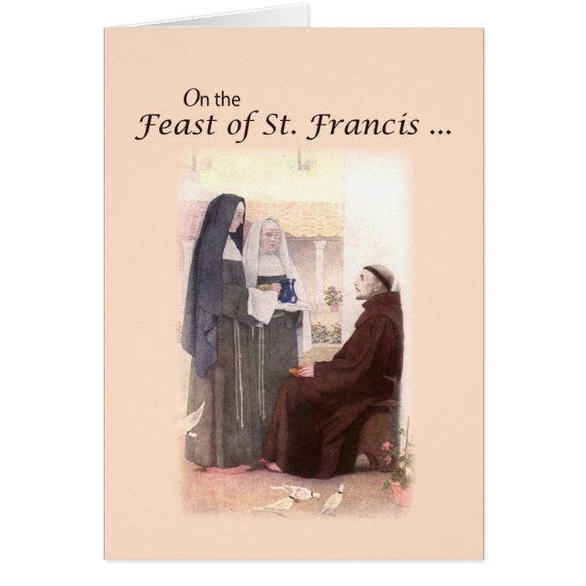 Journée bénie de la fête de St. François avec Ste. (Devant)
