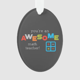 Journée d'appréciation des professeurs de maths, I