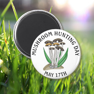 Journée de chasse aux champignons 17 mai Magnet de