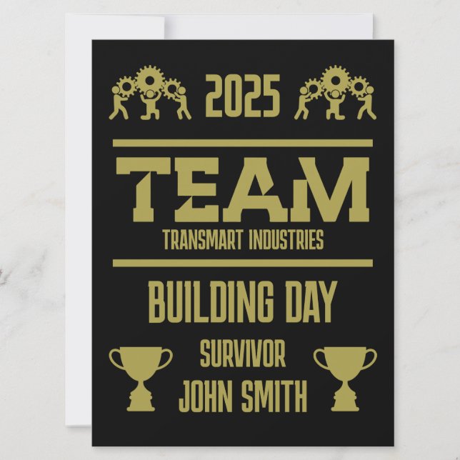 Journée de création d'équipe d'entreprise (Devant)