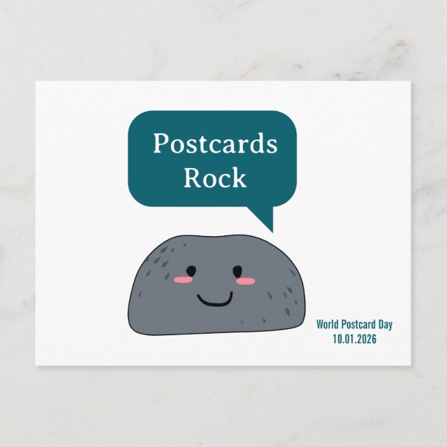 Journée de la carte postale Rock Mignon 2026 (Devant)