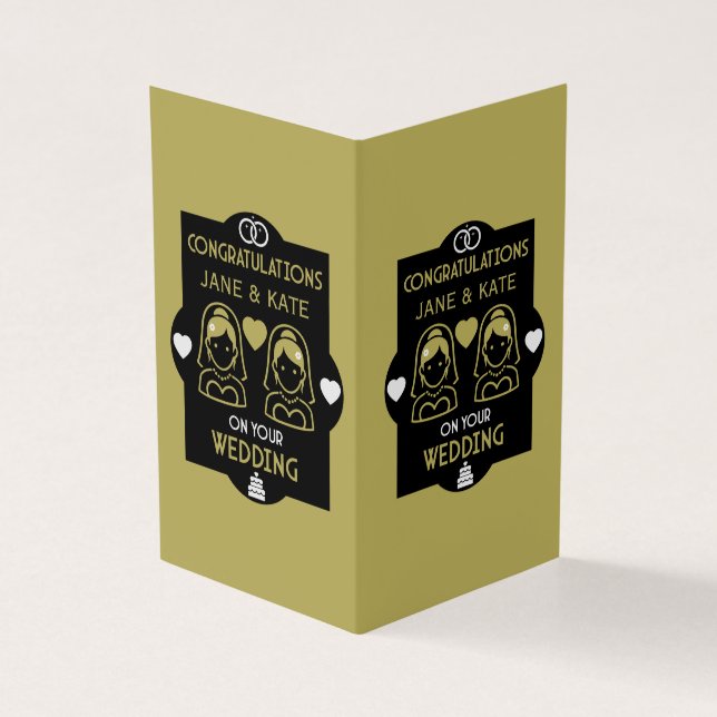 Journée de mariage des filles gays (Outside)