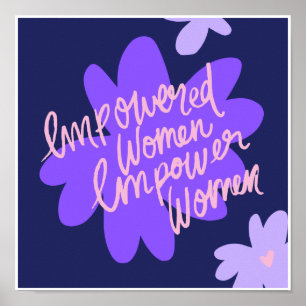 Journée des femmes Thème mignon Poster design