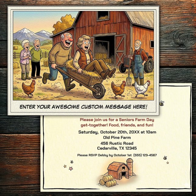 Journée des Seniors à la Ferme Invitation (Créateur téléchargé)