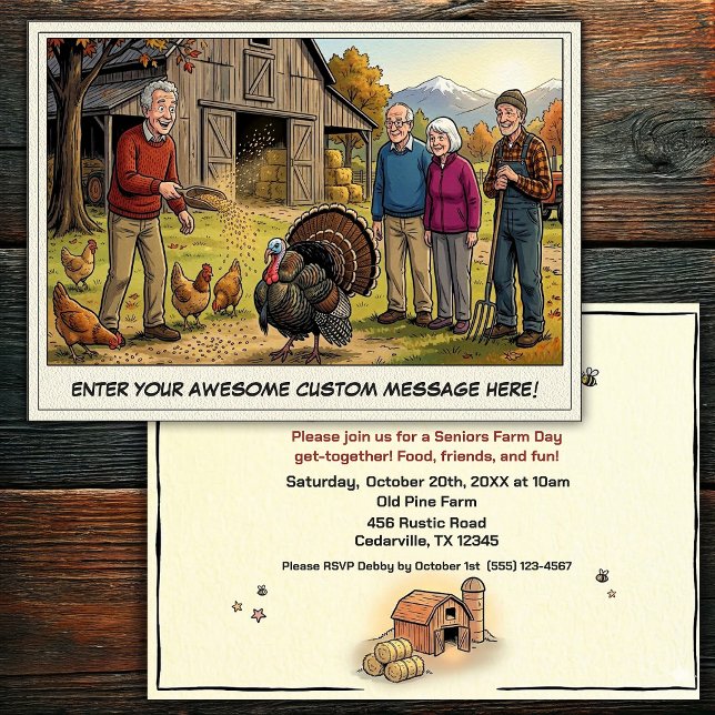 Journée des Seniors à la Ferme Invitation (Créateur téléchargé)
