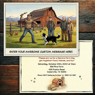Journée des Seniors à la Ferme Invitation