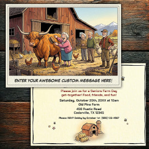 Journée des Seniors à la Ferme Invitation