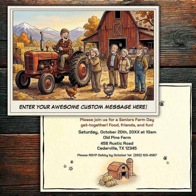 Journée des Seniors à la Ferme Invitation (Créateur téléchargé)
