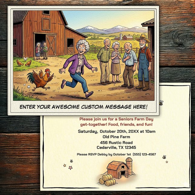 Journée des Seniors à la Ferme Invitation (Créateur téléchargé)