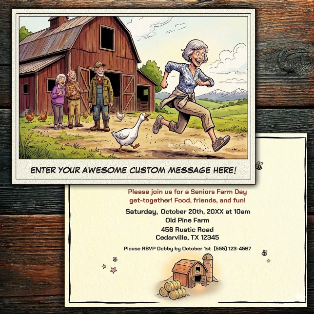 Journée des Seniors à la Ferme Invitation (Créateur téléchargé)