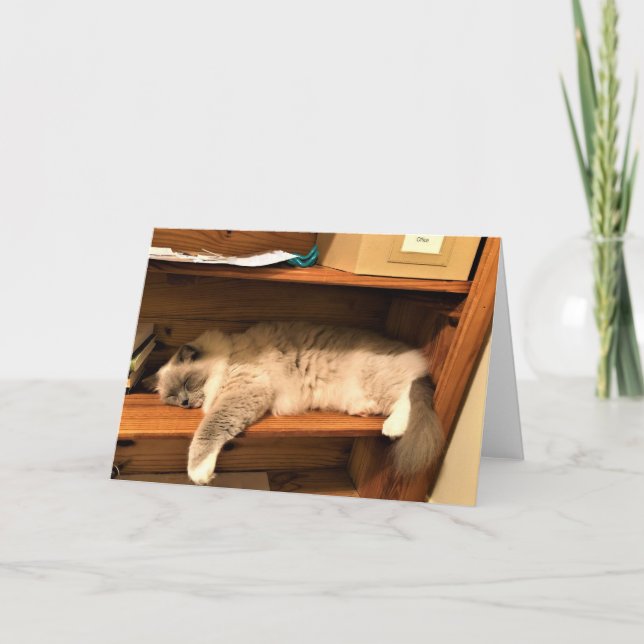 Journée difficile au bureau, carte (Devant)