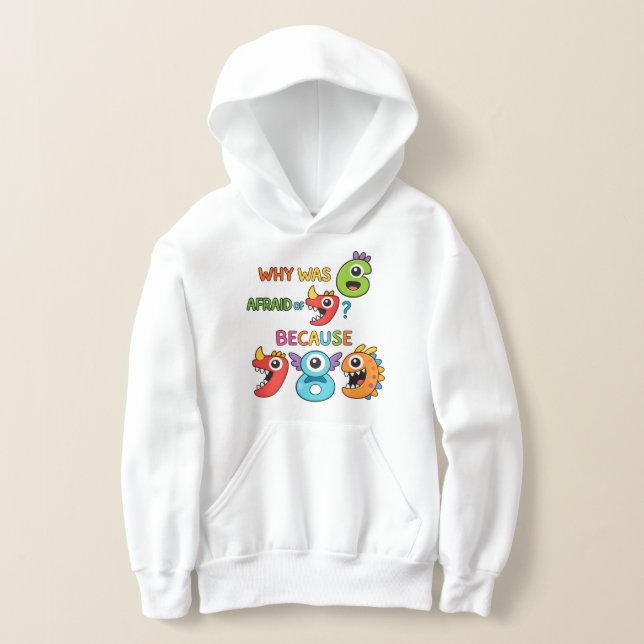 Journee du Nombre Sweat à Capuche Drôle de Maths 7 (Poser)