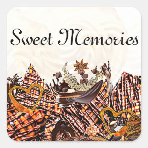 JOURNÉE DU SOLEIL DOUX ! :) AUTOCOLLANT CARRÉ