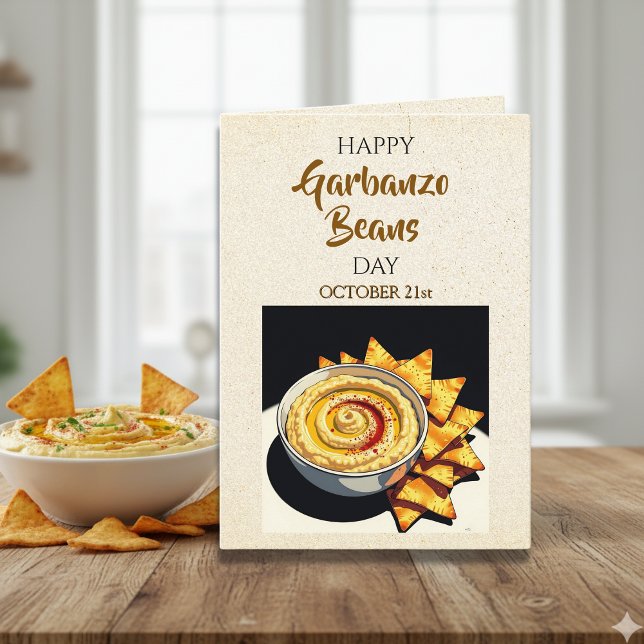 Journee heureuse du pois chiche | Carte du 21 octo (Créateur téléchargé)