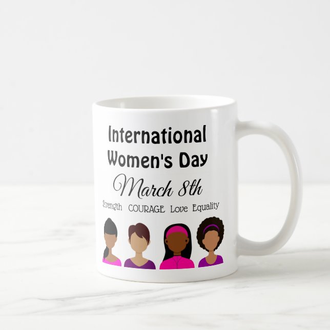 Journée internationale de la femme Café Mug (Droite)