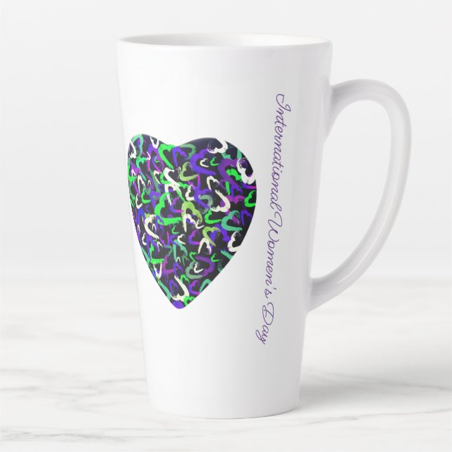Journée internationale de la femme Latte Mug (Droite)