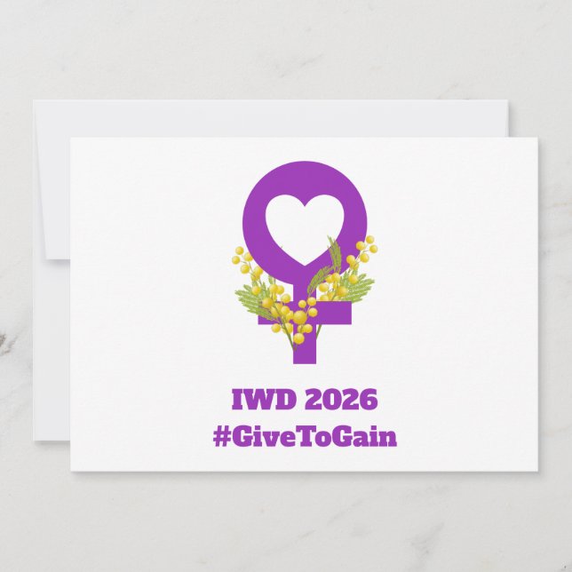 Journée internationale des femmes 2026 IWD Donner  (Devant)