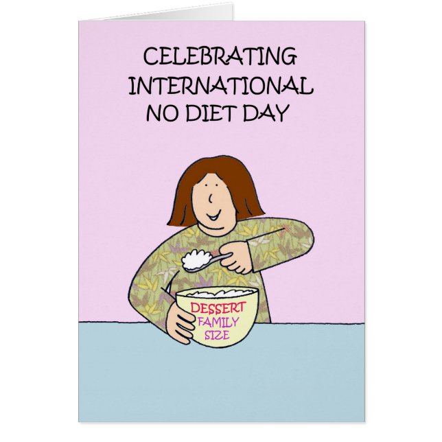 Journée internationale sans régime  6 mai (Devant)