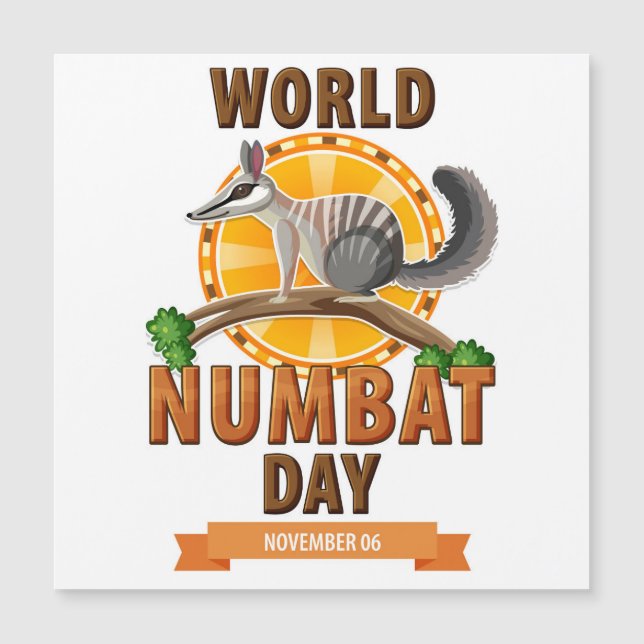 Journée mondiale du numbat (Devant)