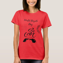 Journée mondiale du vélo - T-shirt passionné de vé