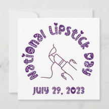 Journée nationale des bâtons à lèvres 29 juillet 2