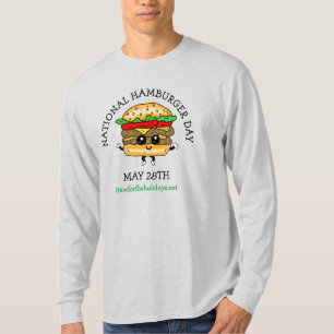 Journée nationale du hamburger 28 mai T-shirt