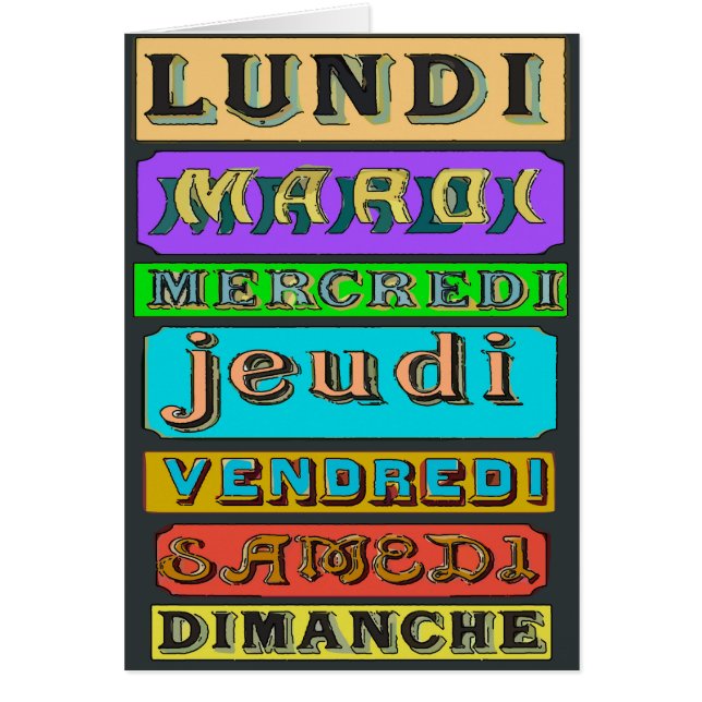 Journées françaises (Devant)