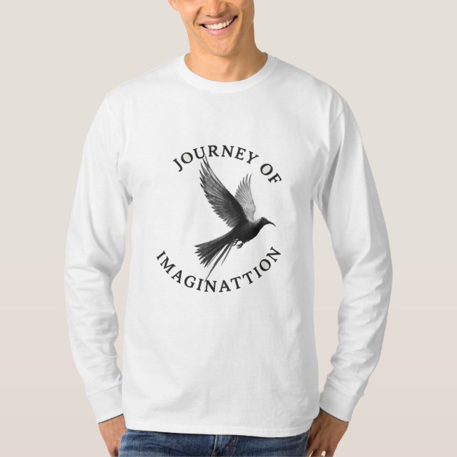 Journey of Imagination – Flying Bird Men’s T-Shirt (Devant)