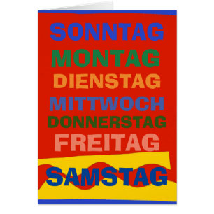 Jours allemands, modifier le texte
