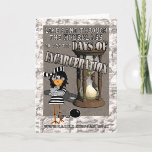 Jours d'incarcération : Carte Jailbird "Bonne chan