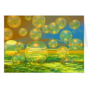 Jours d'or - carte de tranquilité de jaune et