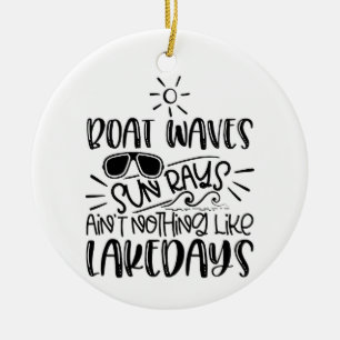 **JOURS DU LAC** ORNEMENT CÉRAMIQUE DE NOËL