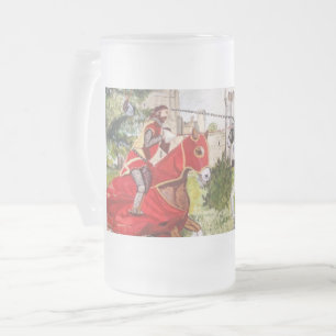 Joust médiéval En face du Château Beer Mug